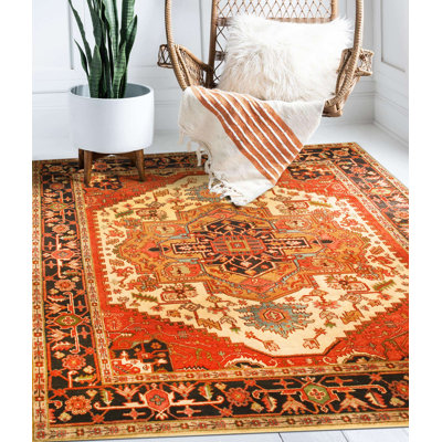 Luxurious Oriental Ivory Hand Knotted Wool Traditional Area Rug