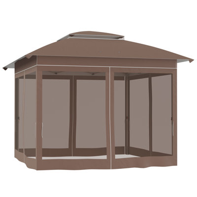 12'x12' Pop Up Canopy Tent with Carry Bag, Instant Sun Shelter with 137 sq.ft Shade, Tents for Outdoor, Garden, Patio