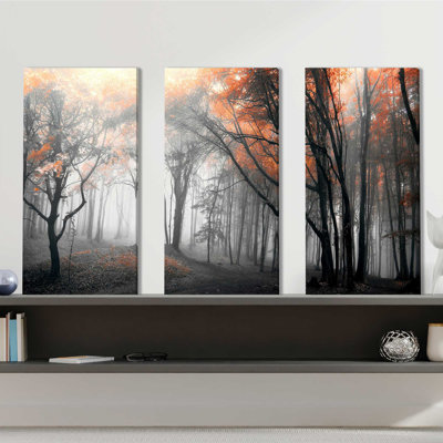 " Autumn Woods " 3 - Pieces