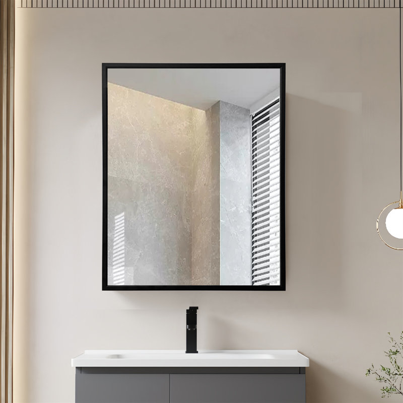 Armoire à pharmacie pour salle de bain, H 26 po x l 20 po x P 4,9 po