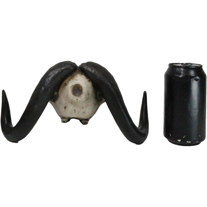 Figurine rustique de bœuf de bœuf musqué avec symbole de Christian Ichthys