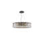 Luminaire suspendu cylindrique unique à 1 lumière