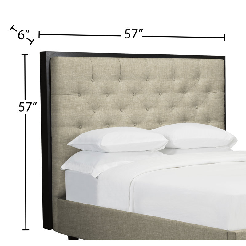 Tête de lit à panneau rembourré Winfield, Double, Beige