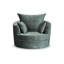 Upholstered Swivel Armchair-977473543