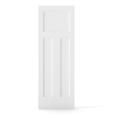 Porte moulée à 3 panneaux 28 po x 80 po