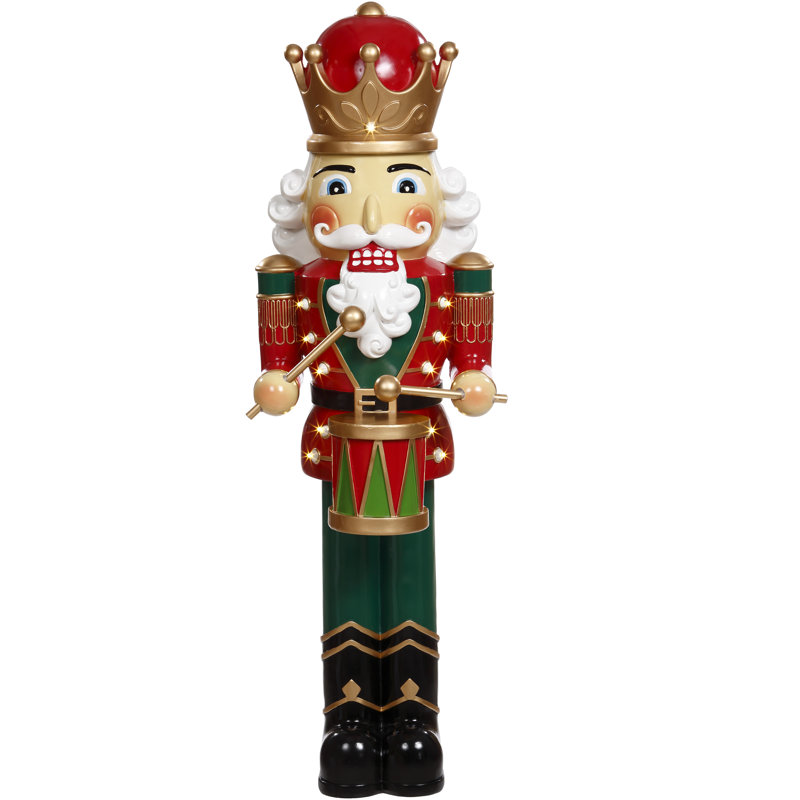 Drummer Nutcracker With Lights - 37.5 Inches