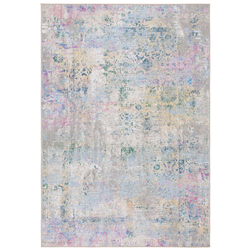 Iraiz Sequoia Performance Machine Washable Abstract Rug, Rectangle 4'4" x 6'4"