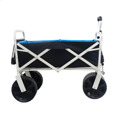 Chariot de plage pliant Wagon Garden (blanc)