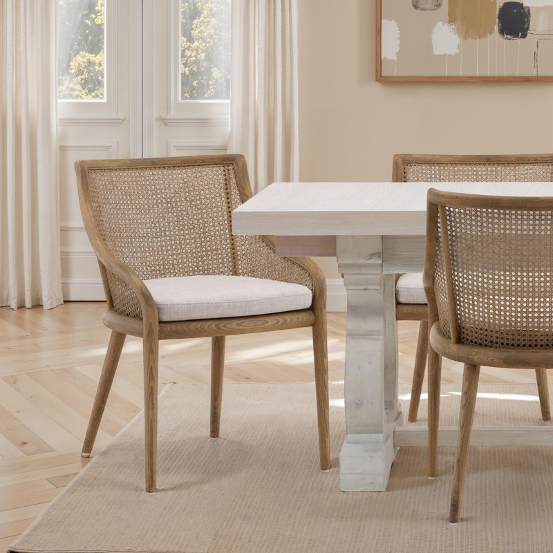 Arcata Low Back Armchair in Brown/Beige