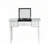 Silver Dressing Table With Flip-Top Mirror