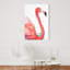 Éclaboussure de flamant rose - Toile exotique rose pour la décoration intérieure
