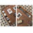 Simple walnut square end table-109512919