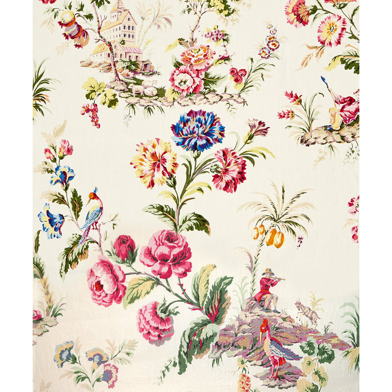 Tissu en lin Jardin Somerset, Bloom