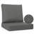 Deep Seat Patio Cushion Set, Rainproof & Fadeness Furniture Cushions for Outdoor Chair Couch with Polyester-Linen Fabric & Removable Cover, Hidden Zipper and Adjustment Staps-704793228-704793224