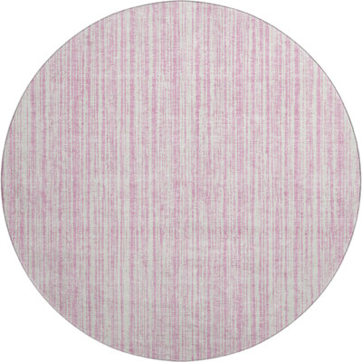 Premium Machine Washable Prisco Pink Rug