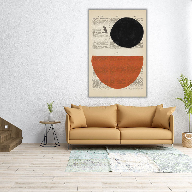 Moderne définition V - reproduction d'art sur toile, H 30 po x l 20 po