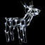 Ensemble de 3 rennes lumineux de Noël vidaXL-1432009607
