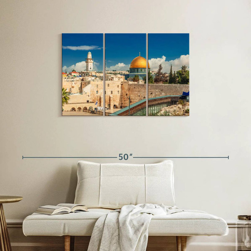 Rorry Old Jerusalem Landmarks, 24" H x 38" W