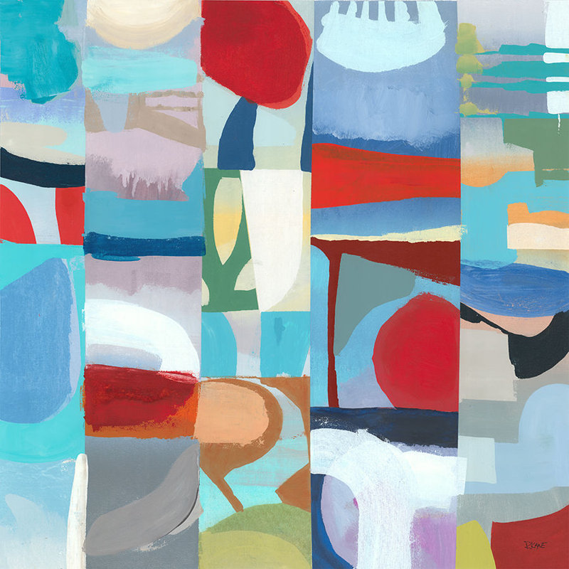 "Elements I" par Rick Kane - Peinture encadrée, art mural, Image au gel brossé