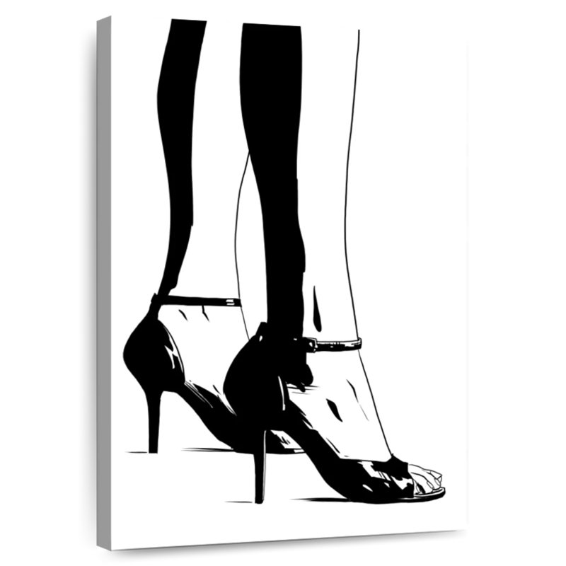 Chaussures III, H 45 po x l 30 po