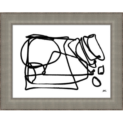 Storied Lines 1 Framed Print