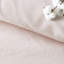 4 pièces d'édredon en coton rose pour lit simple / simple TG, rembourrage, confort lavable à la machine