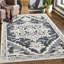 Tapis imitation tissage texturé Tapis rétro pour le salon Tapis à médaillon oriental Boho-2112251648