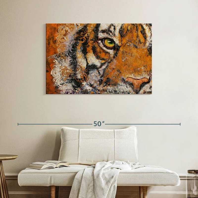 Brampt Royal Tiger Eye, 26" H x 39" W