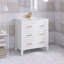 Ensemble de meuble-lavabo autoportant 30 po avec comptoir en céramique 30 po-139061905-139061906