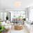 Olinde Linen Blend Flush Mount