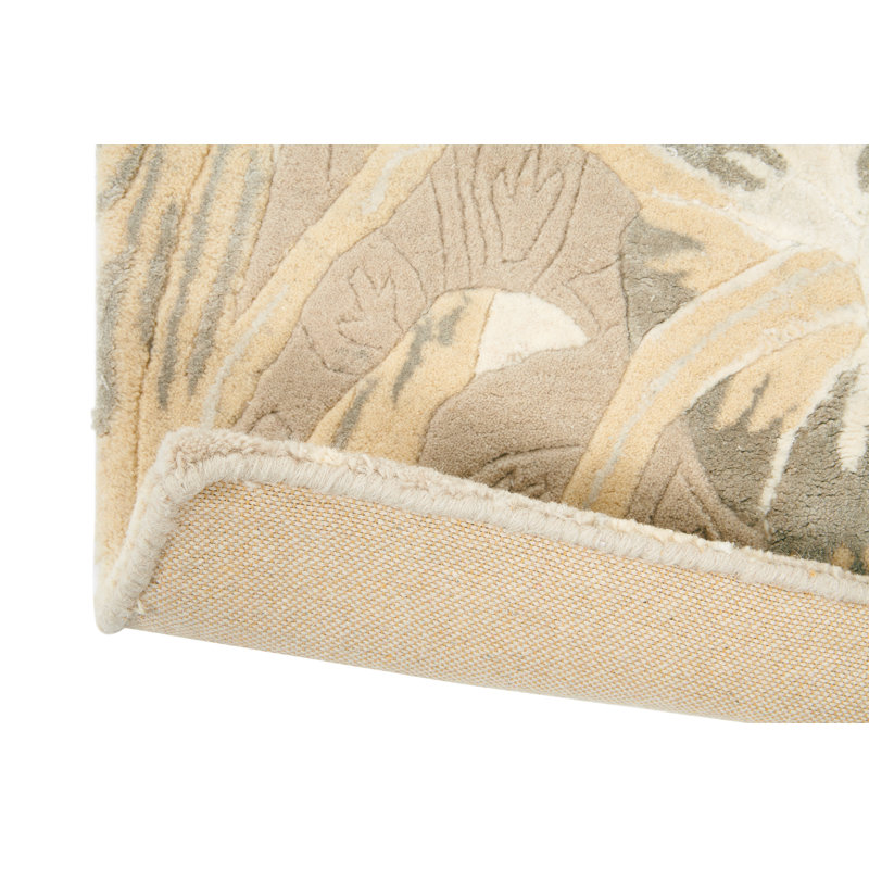 Floral Handmade Tufted Area Rug, Rectangle 5'7" x 7'10"