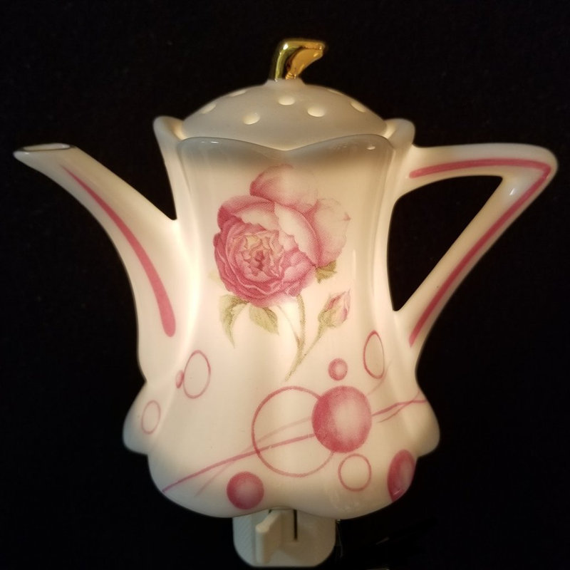 Éclairage de nuit pivoine théière