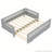 Solid Wood Platform Bed With Guardrails, Can Be Converted Into A Platform Bed-1140201332-1125792501