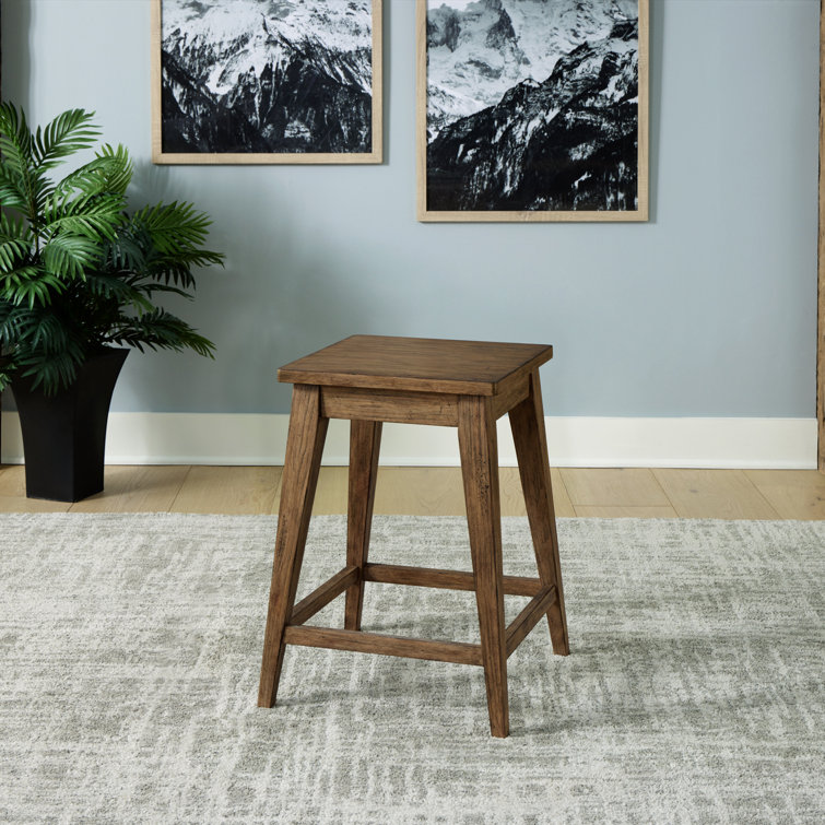 Ikshan Solid Wood Accent Stool