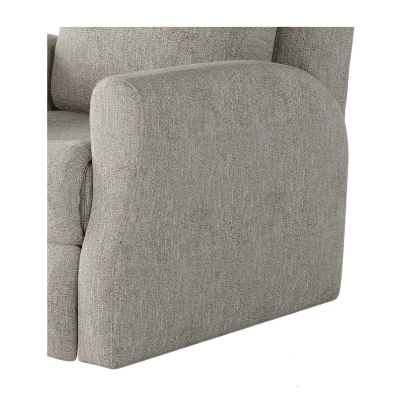 Fauteuil inclinable Fame, Polyester beige, Power/Rocker