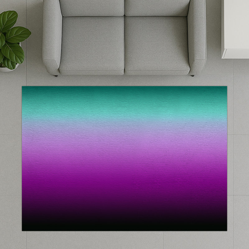 Abstract Area Rug, Runner 70 x 140 cm