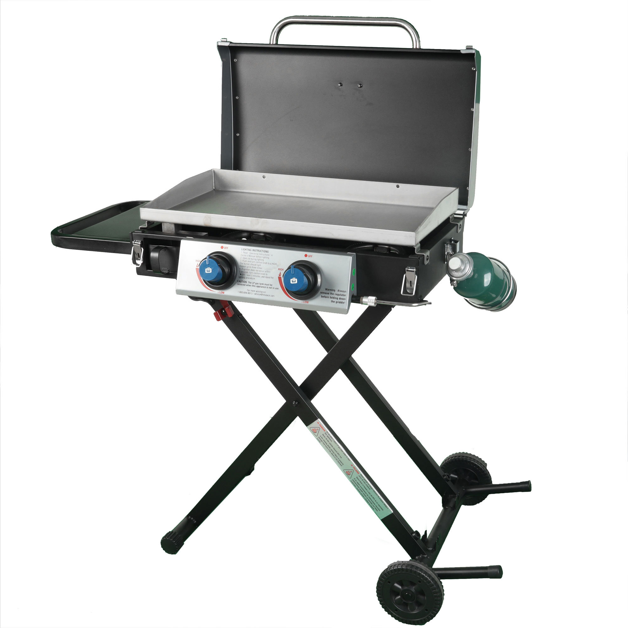 Razor Griddle Ggc2030m 25 Inch Outdoor 2 Burner Portable Lp