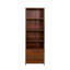 Bibliothèque avec tiroirs de 70,87 po de hauteur, 4 tablettes, moderne, bureau à domicile, salon, bureau