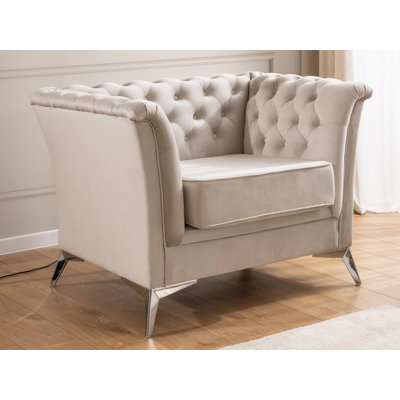 Whitby Velvet Chesterfield Chair
