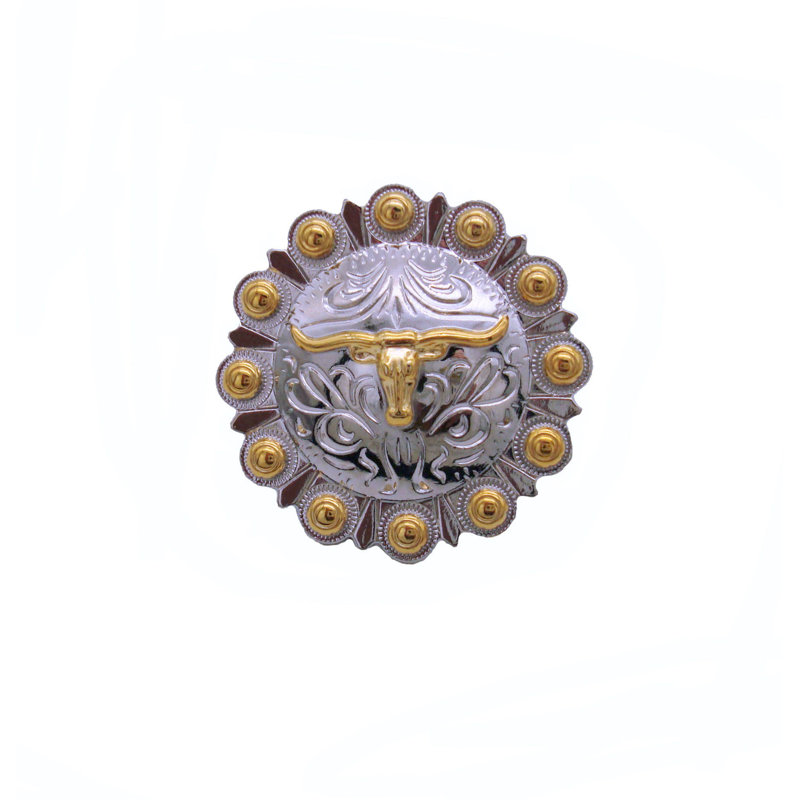 Poignée de longueur 1 1/2 po, Nickel / doré