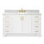 ARIEL TAYLOR 61 IN SINGLE RECTANGLE SINK VANITY-1010434425-1043704617