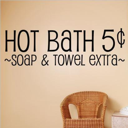Text & Numbers Wall Decal, 10" H x 40" W x 0.16" D, Black
