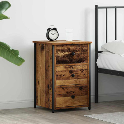 Bedside Cabinet With Drawer 40 X 36 X 60 Cm