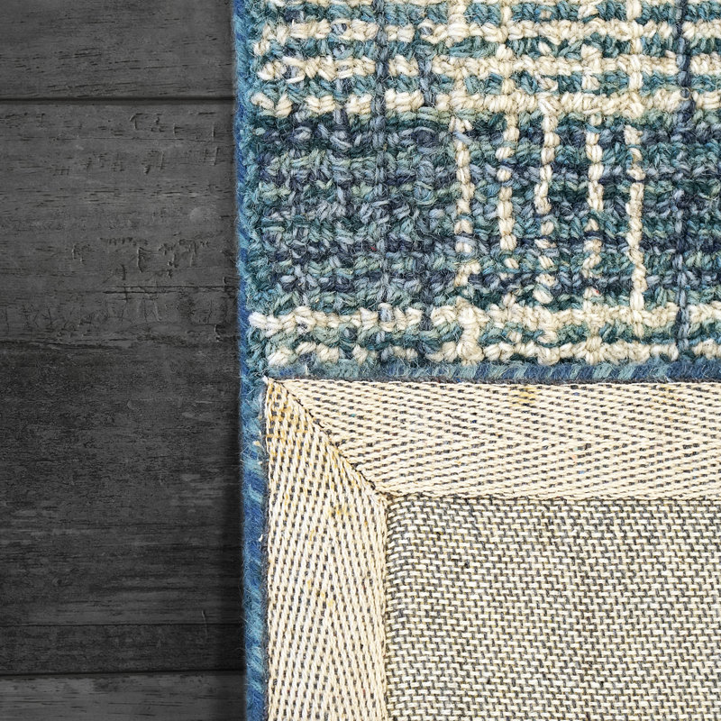 Carreon Wool Plaid Indoor Rug, Rectangle 3'3" x 5'3"