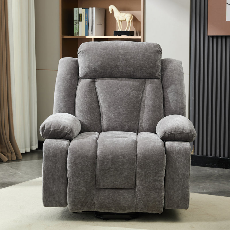 95cm Wide Standard Recliner, Grey