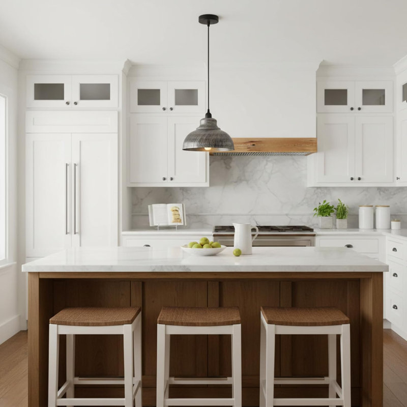 Luminaire suspendu industriel en métal avec cordon réglable Curvy, plafonnier suspendu rétro avec base E26 pour îlot de cuisine, salle à manger, éclairage café