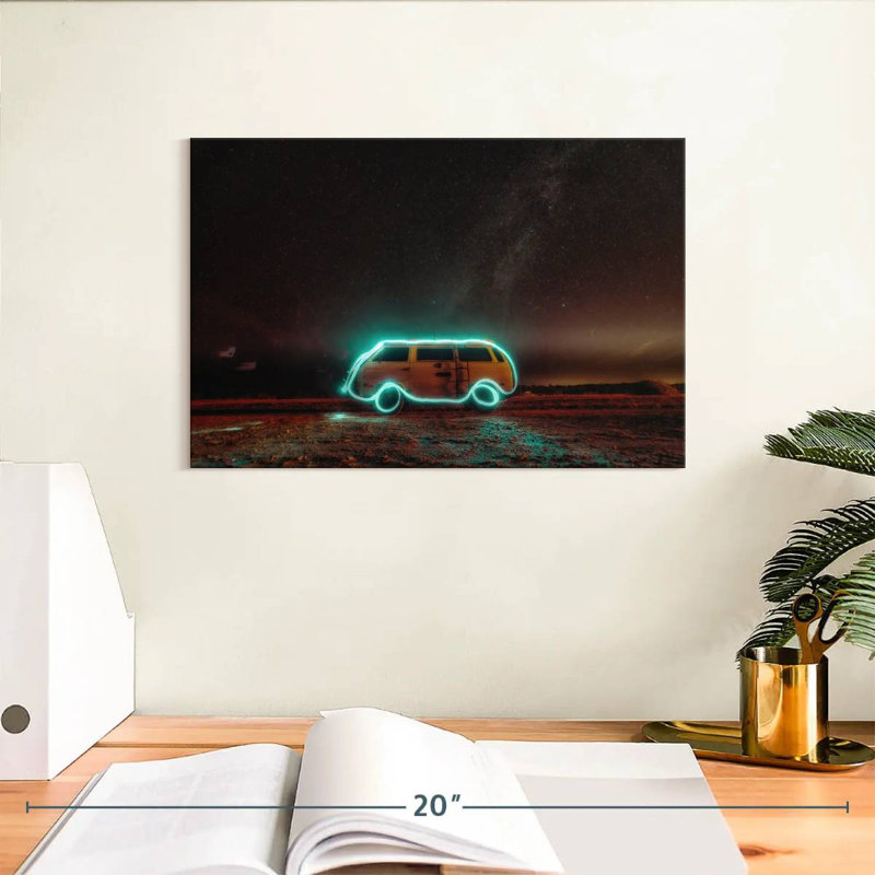 Meon Neon Retro Van