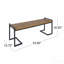 Banc industriel en bois et métal-1132751725