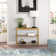 Alexis Glass Top Console Table