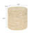 15.9" Handwoven Seagrass Round Ottoman-1853994384